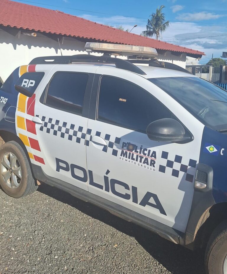 Homem é preso após causar confusão, ameaçar policiais e danificar viatura em Campo Novo do Parecis