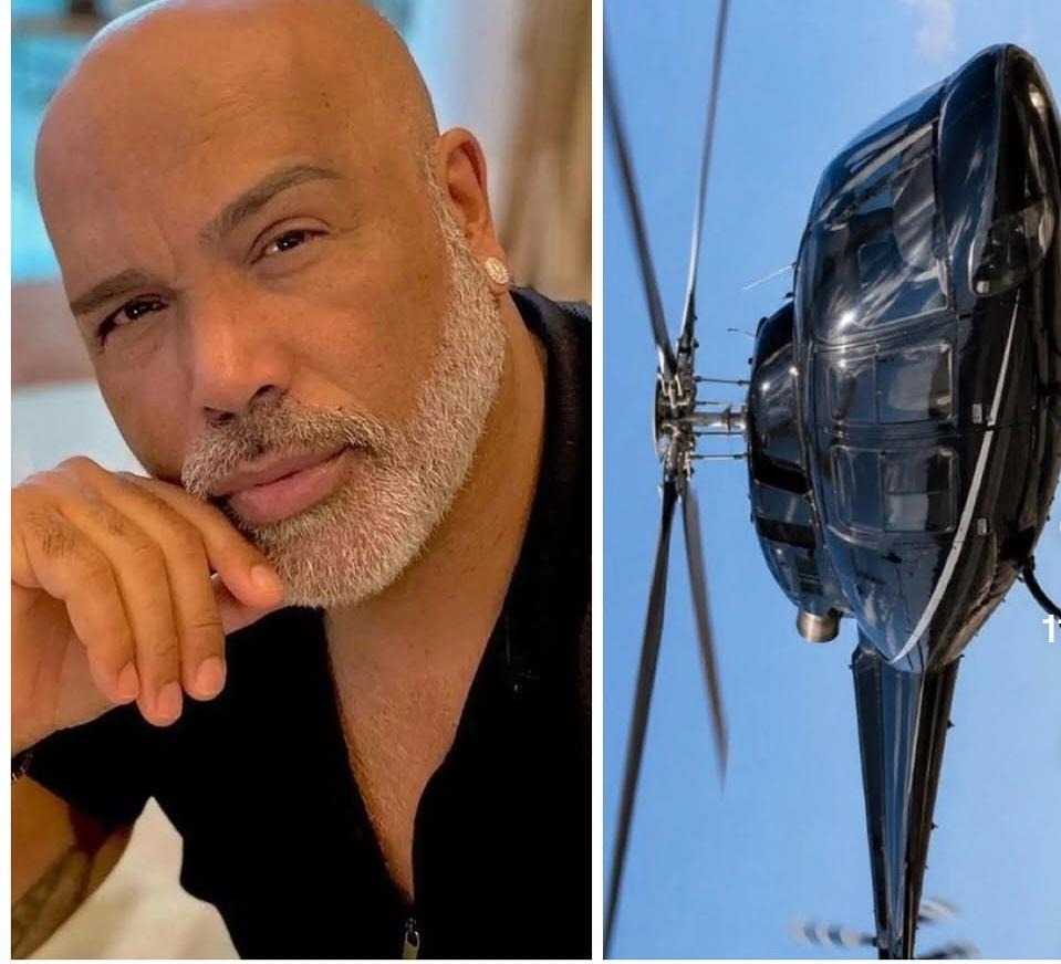 Cantor Rick, da dupla Rick & Renner, e helicóptero semelhante ao que desapareceu na Serra Catarinense